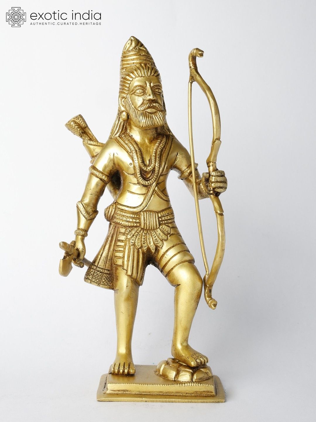 Exotic India Gold-Toned Religious Figurine Showpiece-picture-28