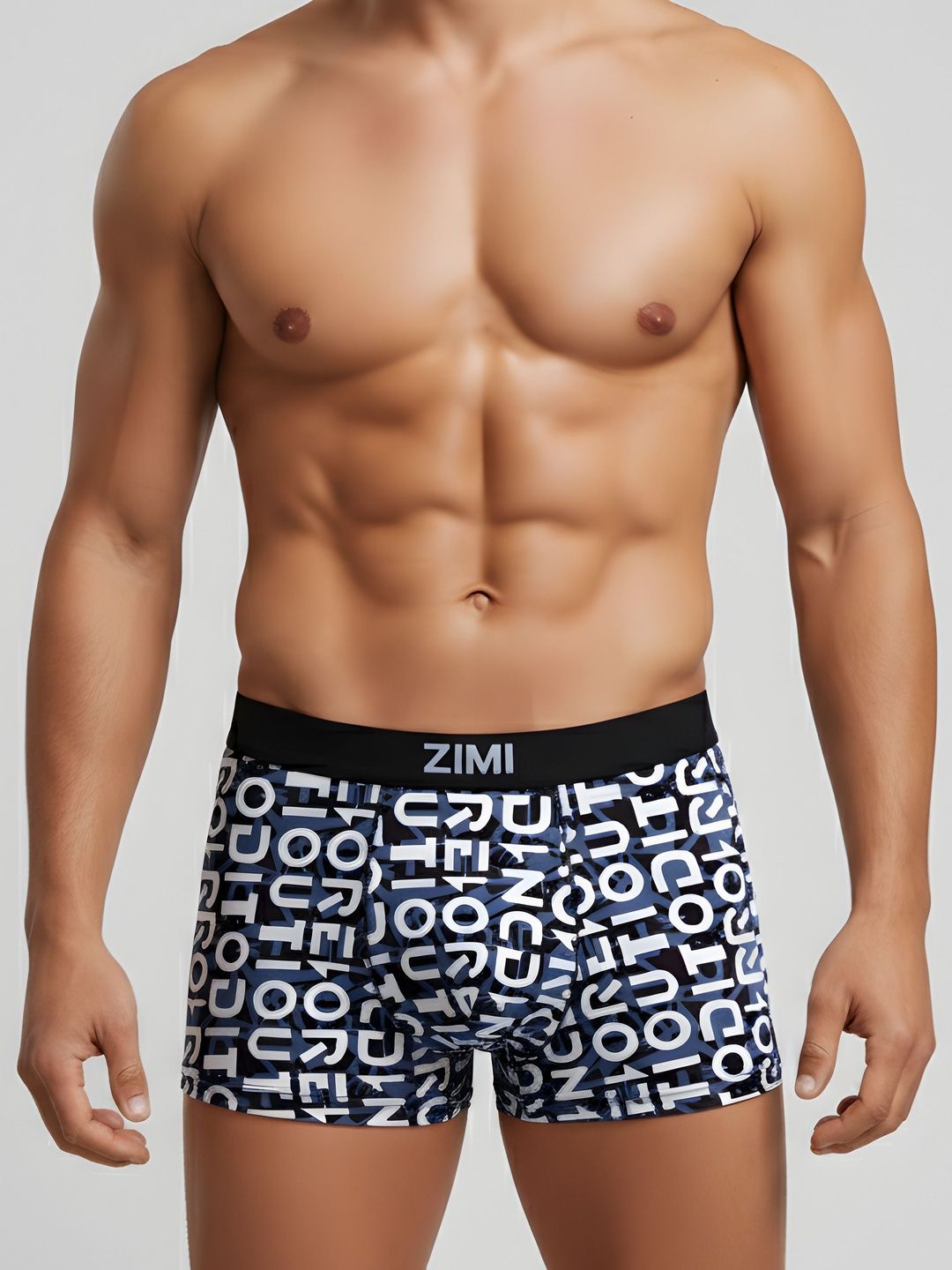 ZIMI LIFESTYLE Printed Mid Rise Trunk-picture-53