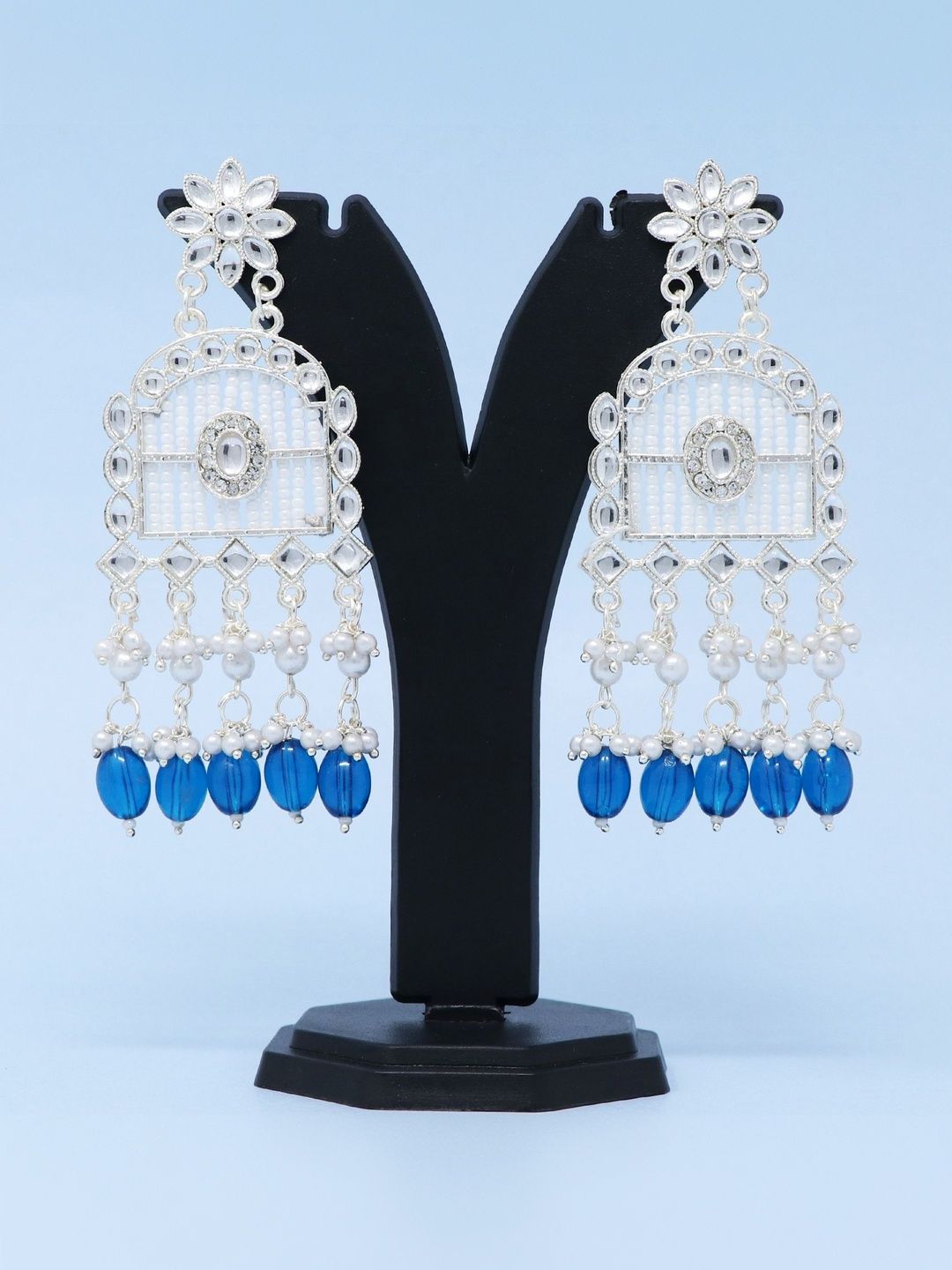 SHREYA FASHION Geometric Drop Earrings-picture-24