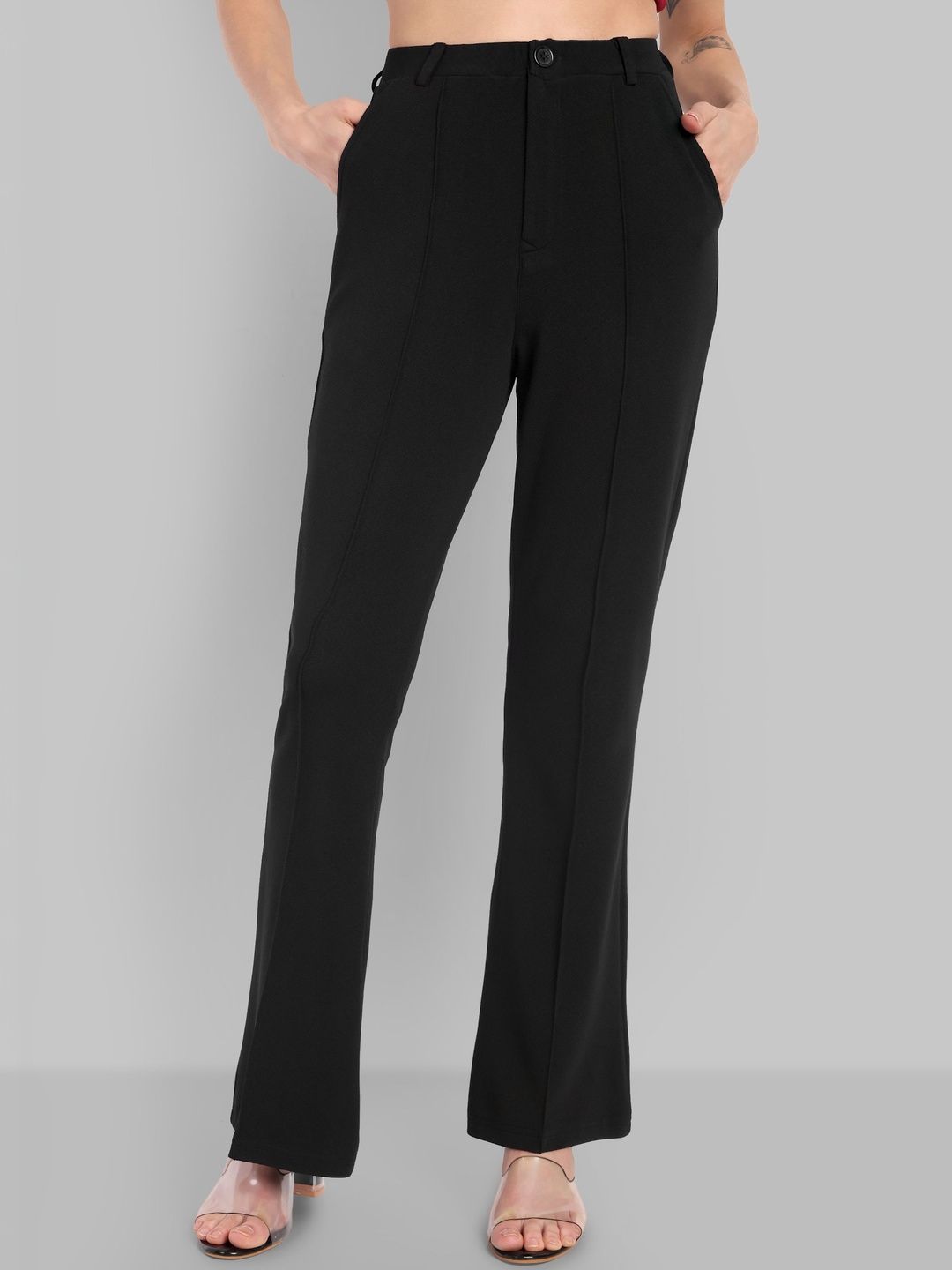 Moda Rapido Women Original High-Rise Easy Wash Trousers-picture-54