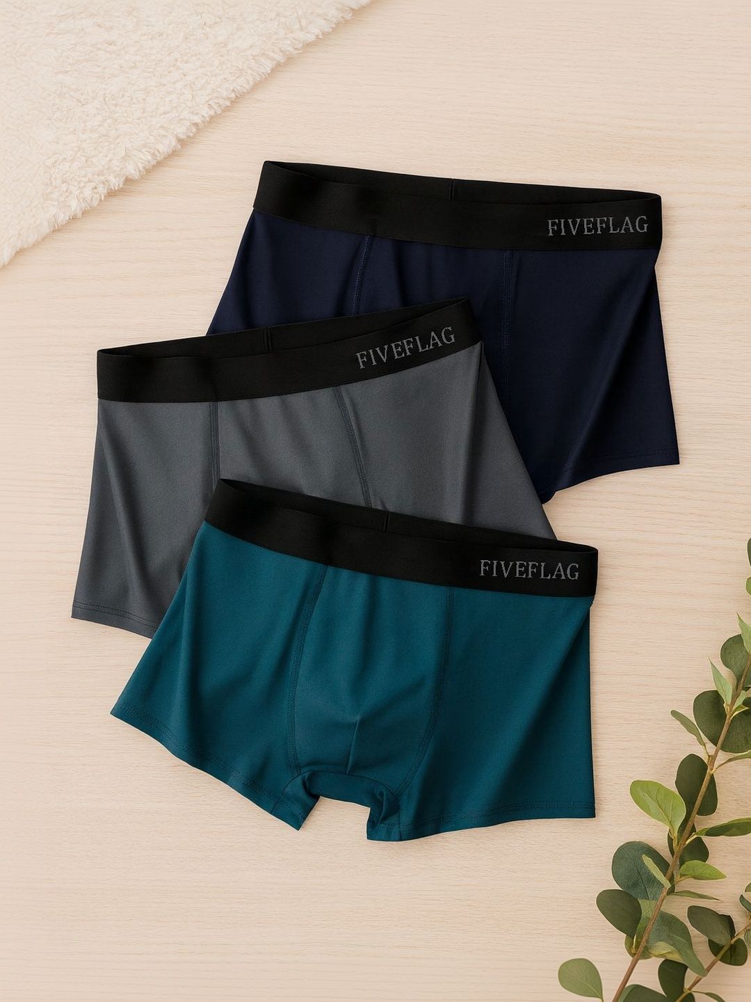 FiveFlag Pack of 3 Mid Rise Long Trunk-picture-26