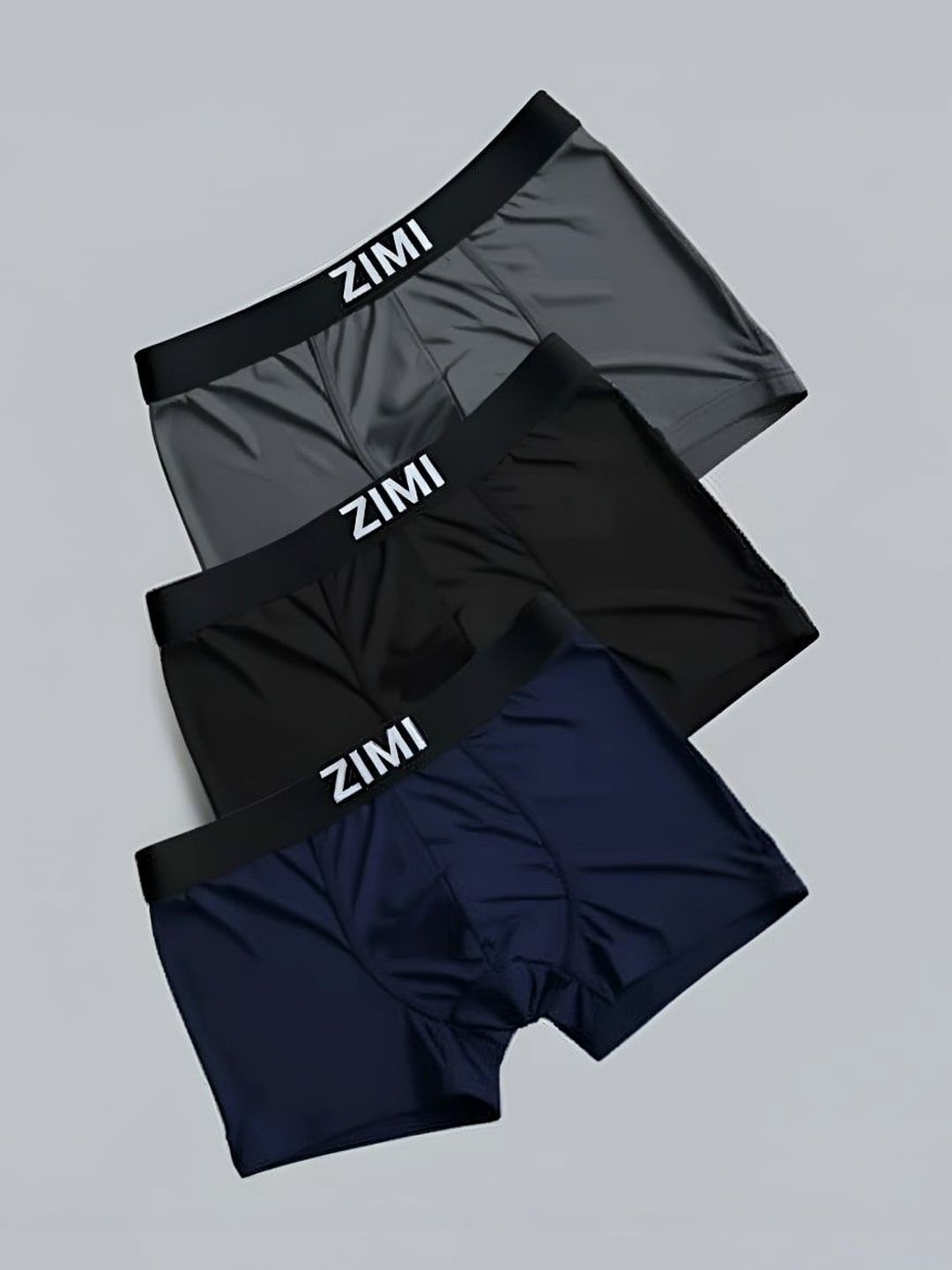 ZIMI LIFESTYLE Pack of 3 Mid Rise Short Trunk-picture-33