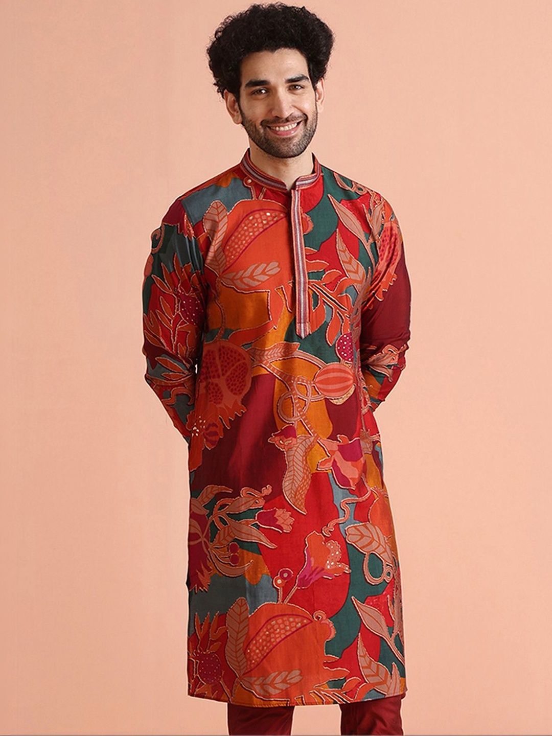 KISAH Men Printed Kurta