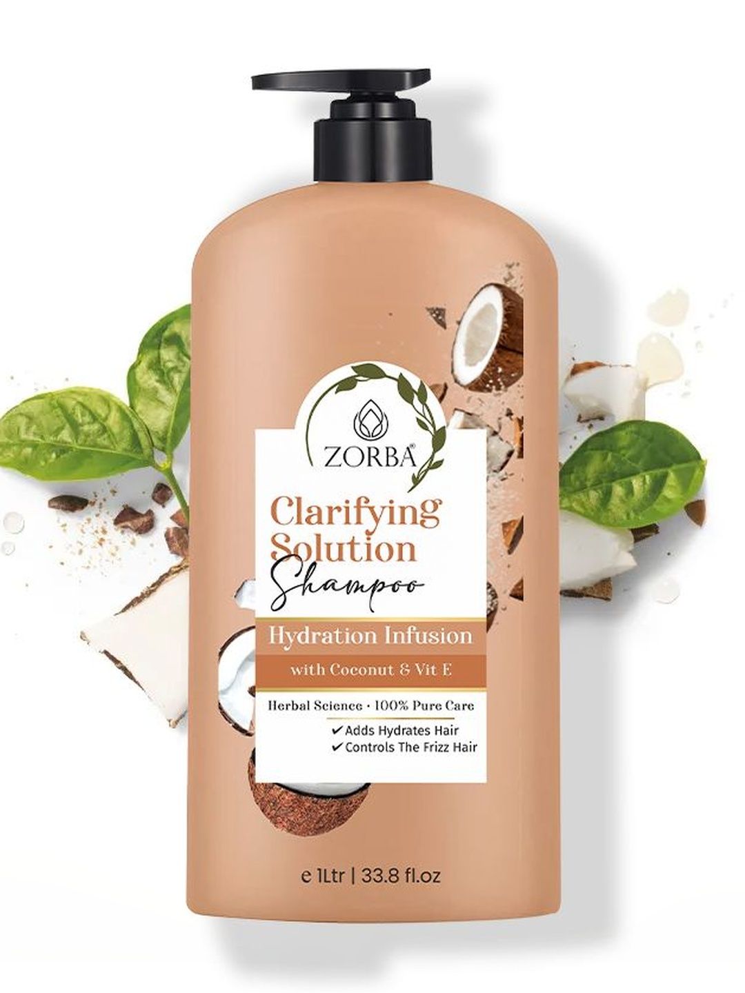 Zorba Clarifying Solution Shampoo with Coconut & Vitamin E - 1L-image-34