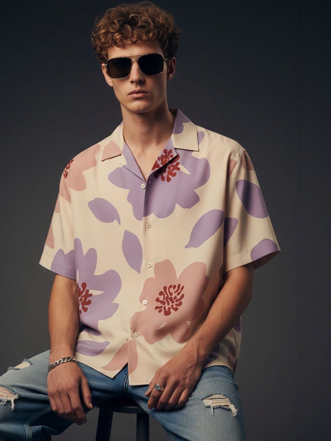 VEIRDO Men Printed Casual Shirt-picture-33