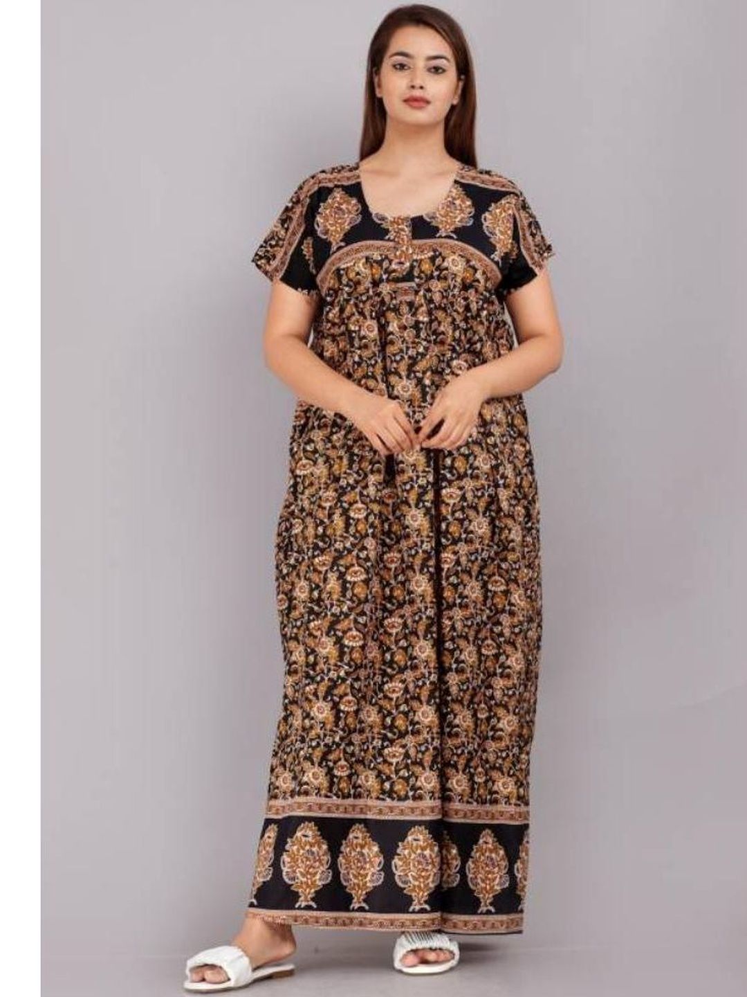 Shopping Star Printed Maxi Nightdress-picture-37
