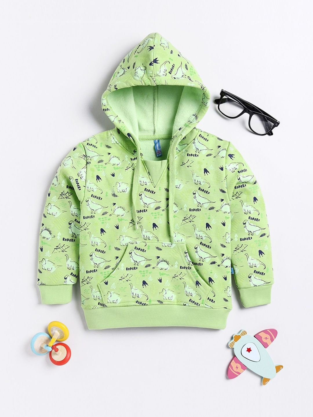 Here&Now X Game Begins Boys Printed Hooded Sweatshirt-picture-42
