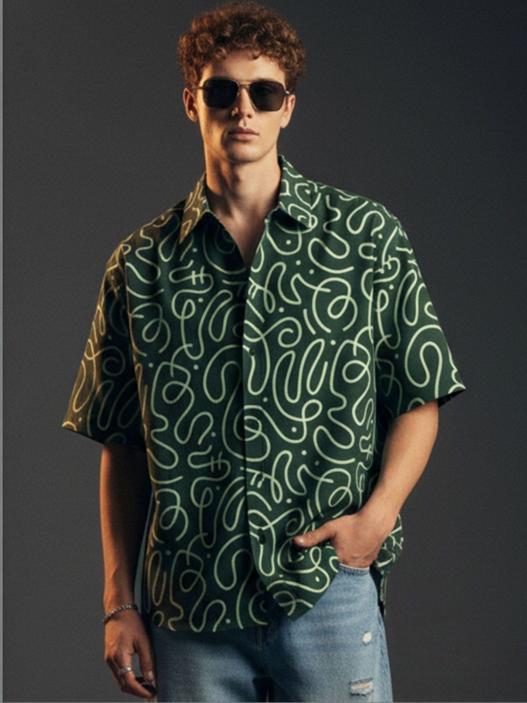 VEIRDO Men Printed Casual Shirt-picture-16