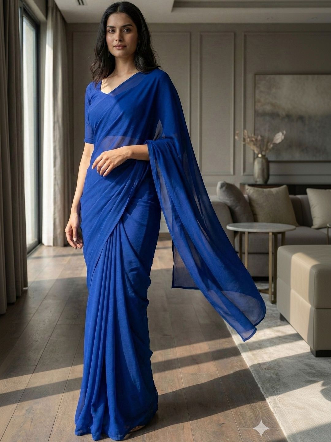 Moda Rapido Poly Georgette Saree-picture-28