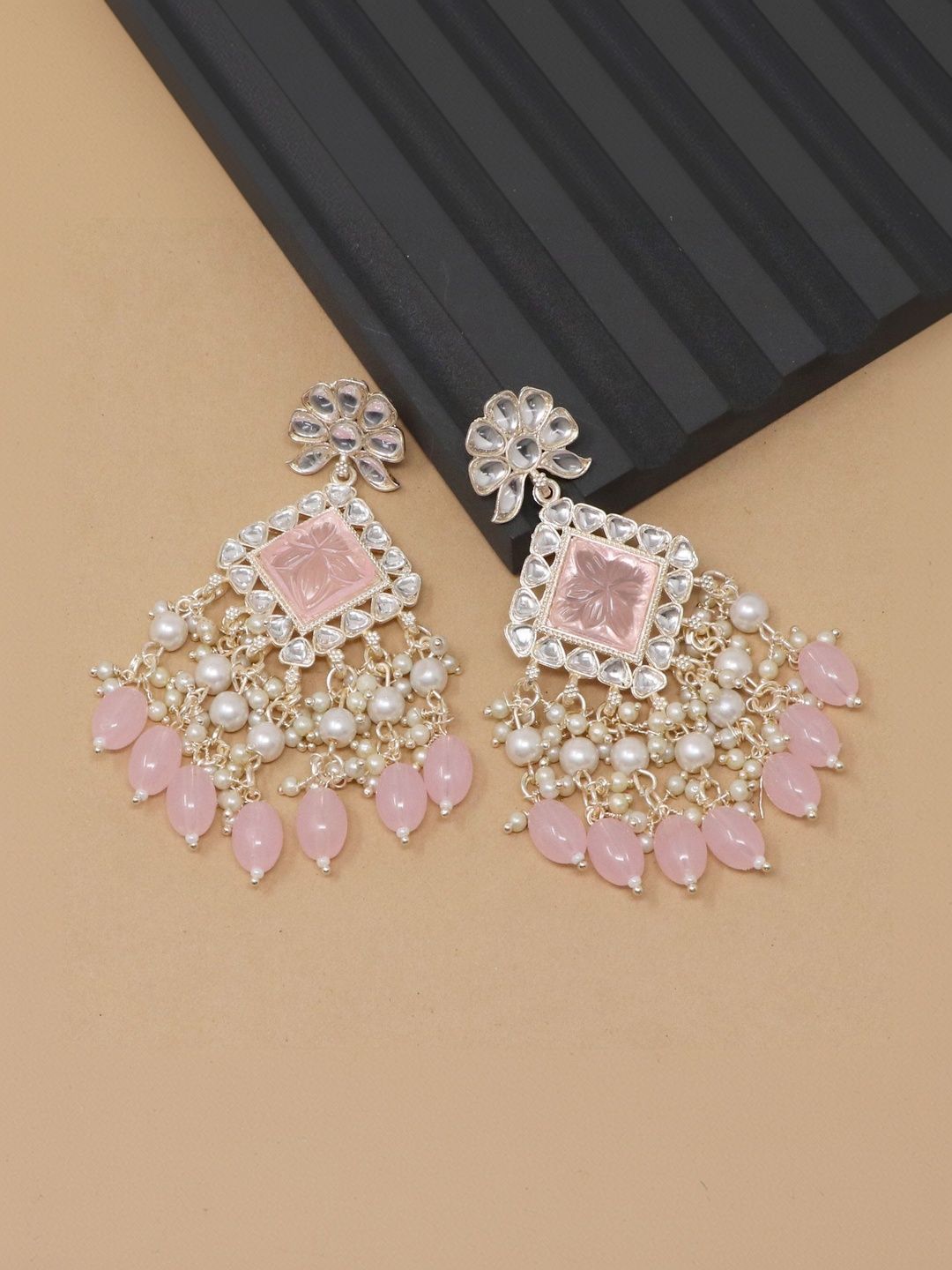 SHREYA FASHION Geometric Drop Earrings-picture-36