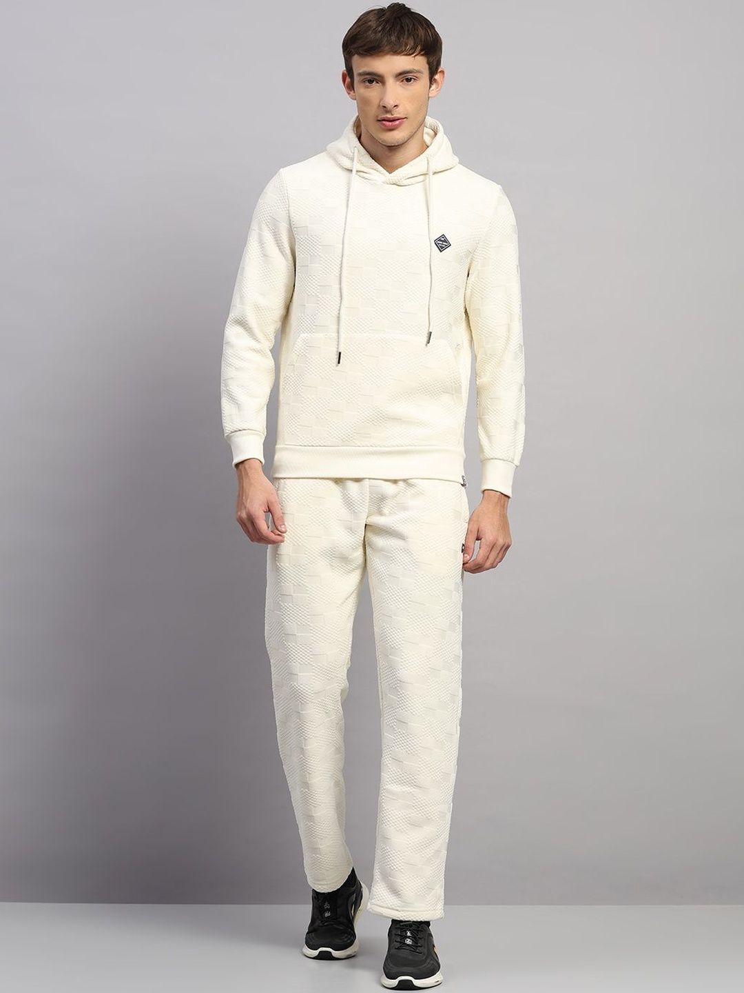 Monte Carlo Men Self Design Hooded Tracksuit-image-40