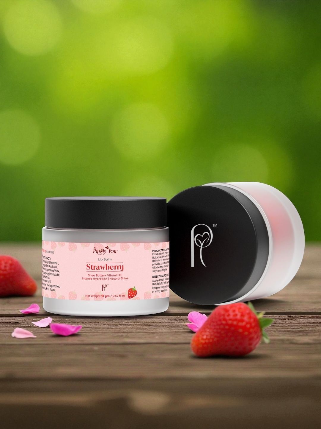 Be Purely You Strawberry Lip Balm With Shea Butter & Vitamin E - 15 g-picture-36