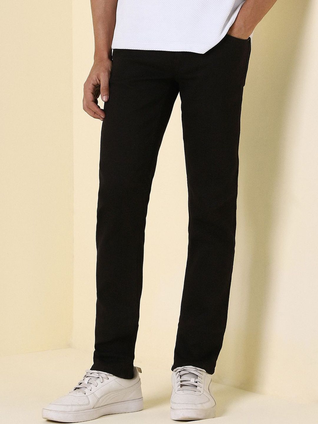 Allen Solly Men Skinny Fit Mid-Rise Jeans-picture-34