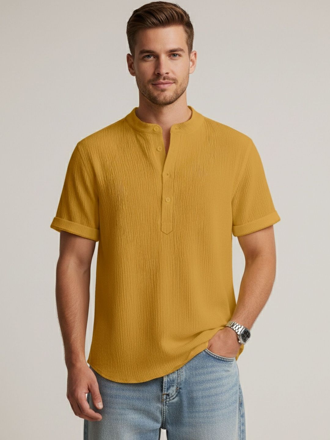 Color Bucket Men Thread Work Kurta-picture-20