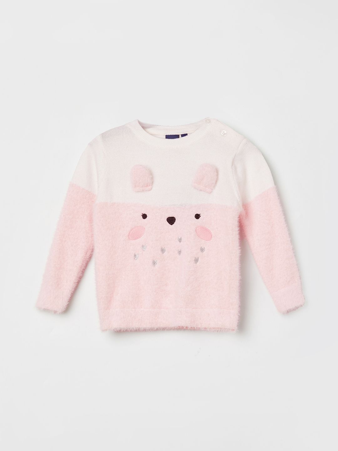 Juniors by Lifestyle Kids Embroidered Colourblocked Pullover-picture-44