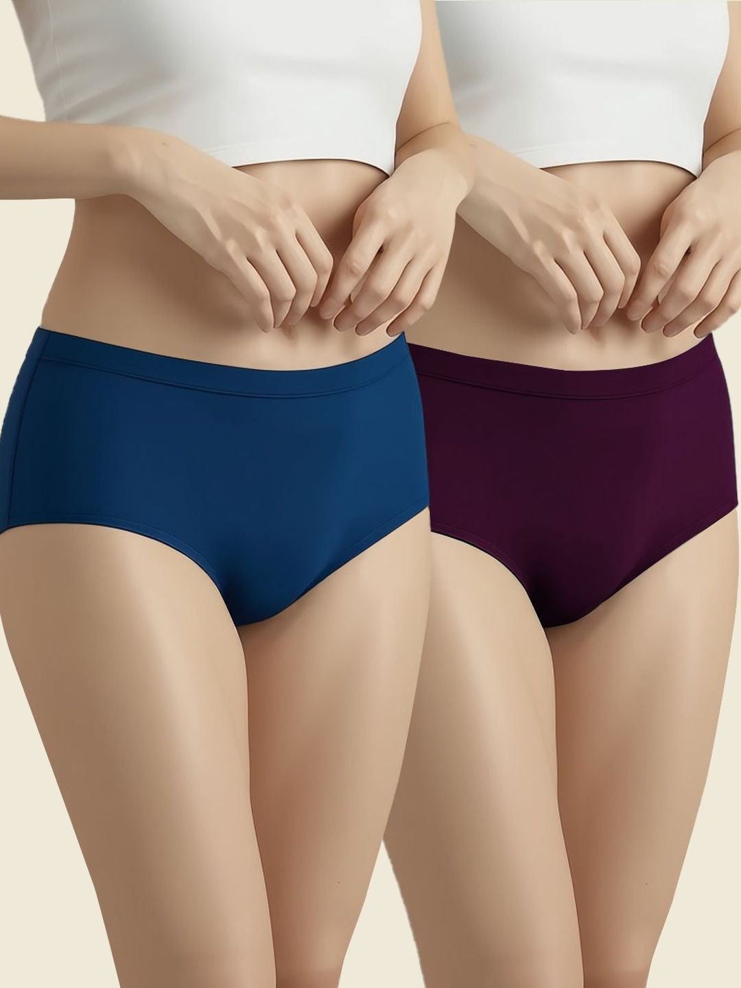 Moda Rapido Pack of 2 Mid-Rise Hipster Briefs-picture-22