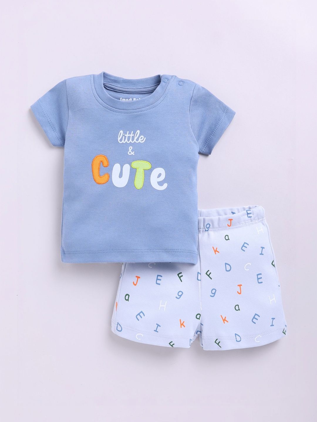 Smart Baby Boys Printed T-shirt with Shorts-picture-19
