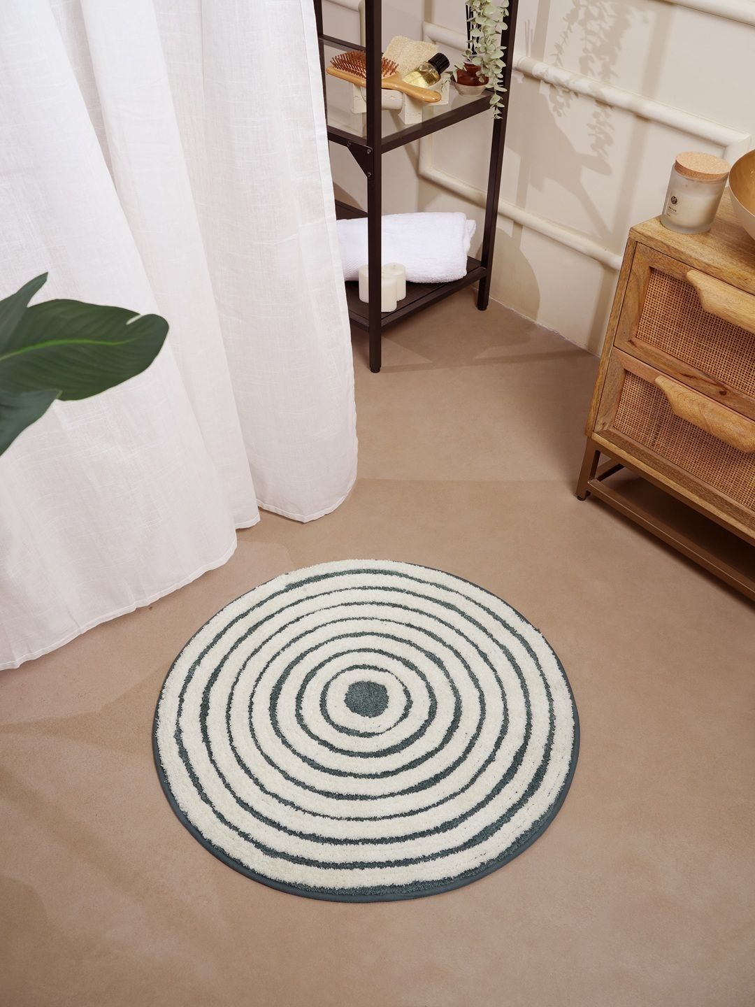 RALIA HOMES Striped Blue Anti-Skid Floor Mats & Dhurries-image-41
