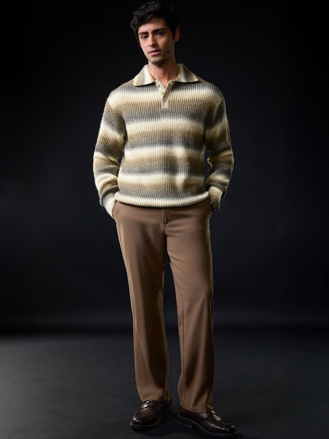The Souled Store Men Striped Pullover-picture-23