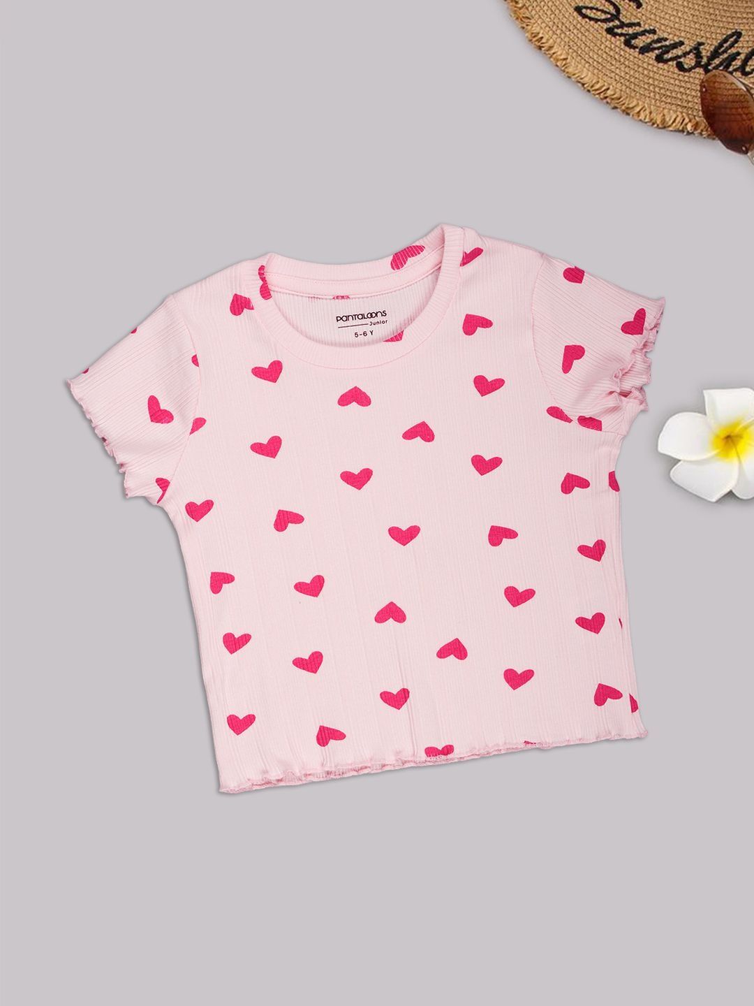 Pantaloons Junior Girls Cotton Printed T-shirt-picture-40