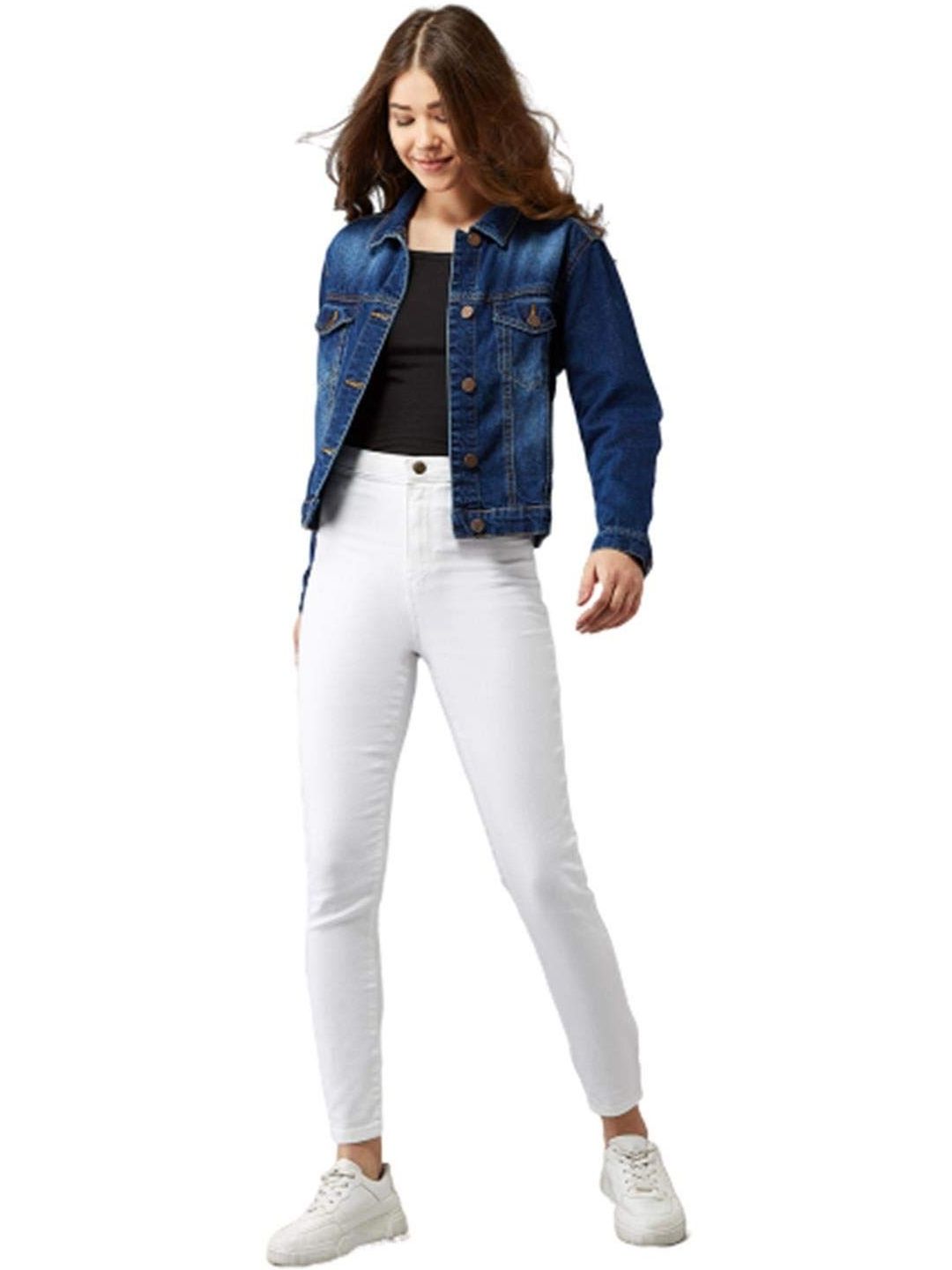 Stylecast X Kotty Women Lightweight Denim Jacket-picture-35