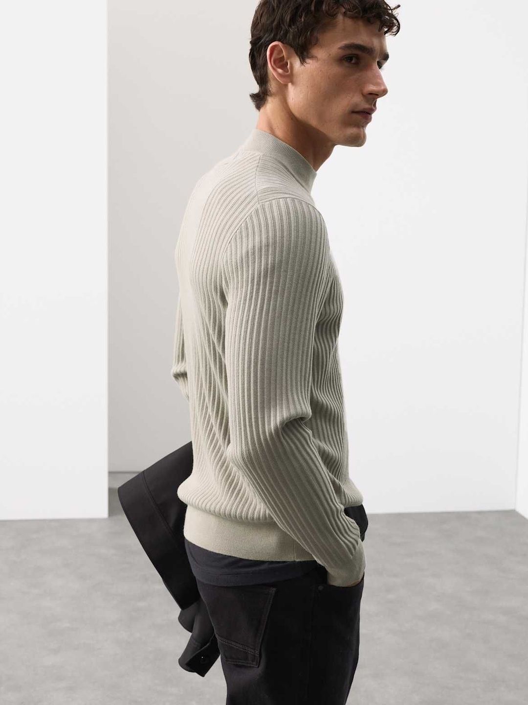 Marks & Spencer Men Ribbed Pullover-picture-47