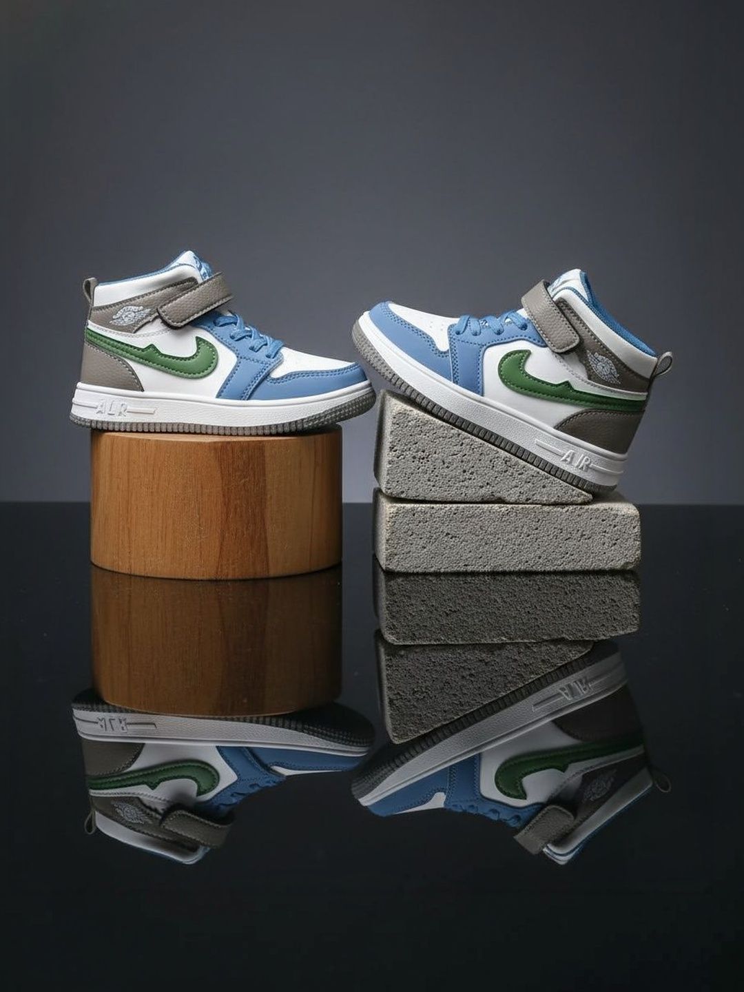 Happy Feet Unisex Kids Colourblocked High-Top Sneakers-picture-20