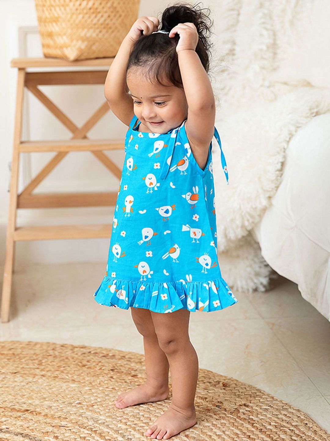 Keebee Animal Print Organic Cotton Dress-picture-40