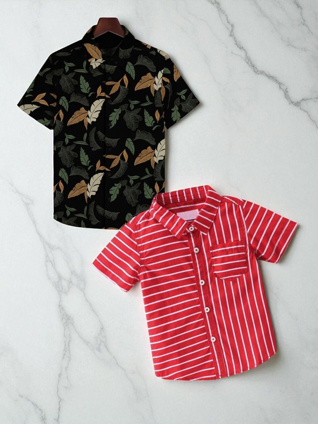 RAVYA TRENDZ Boys Classic Multi Stripes Printed Casual Shirt-picture-31