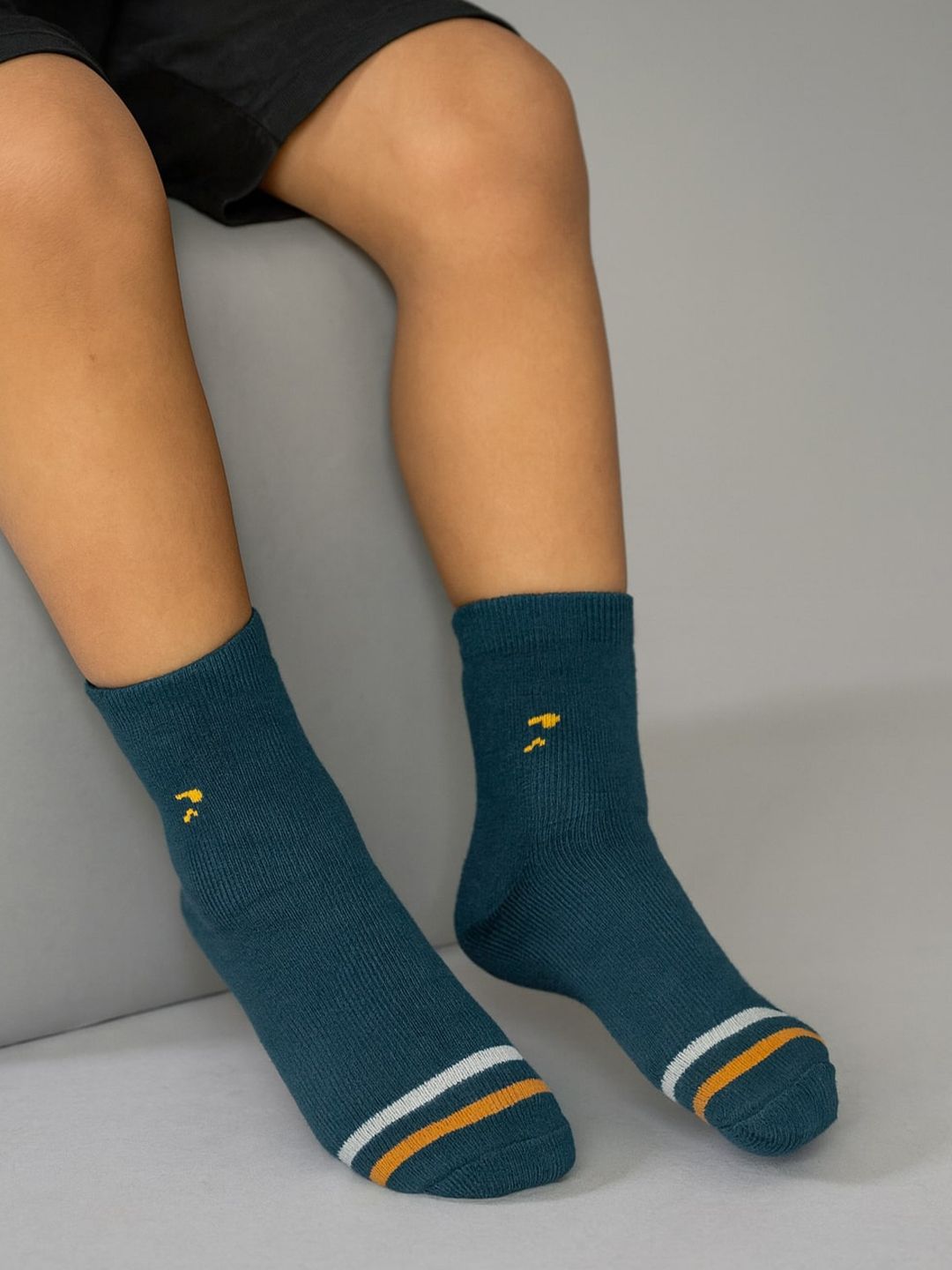 ZEVORA Boys Pack of 5 Patterned Above Ankle Socks-picture-14