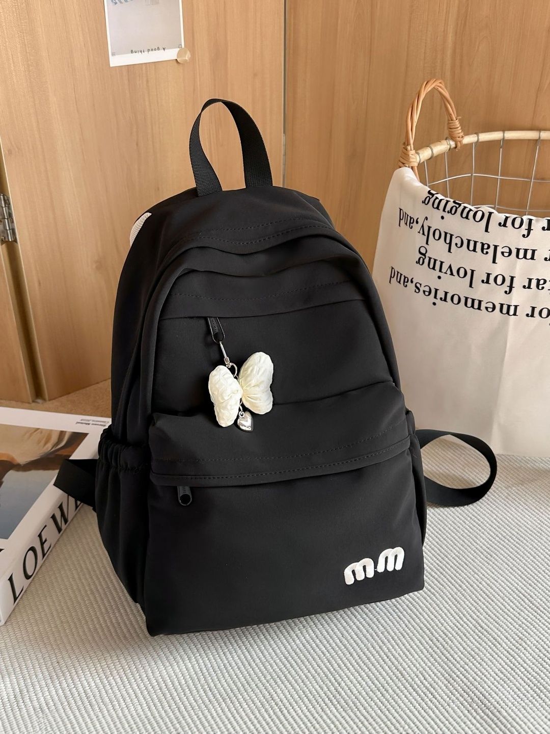 CORSICA Women Brand Logo Applique Backpack-picture-31