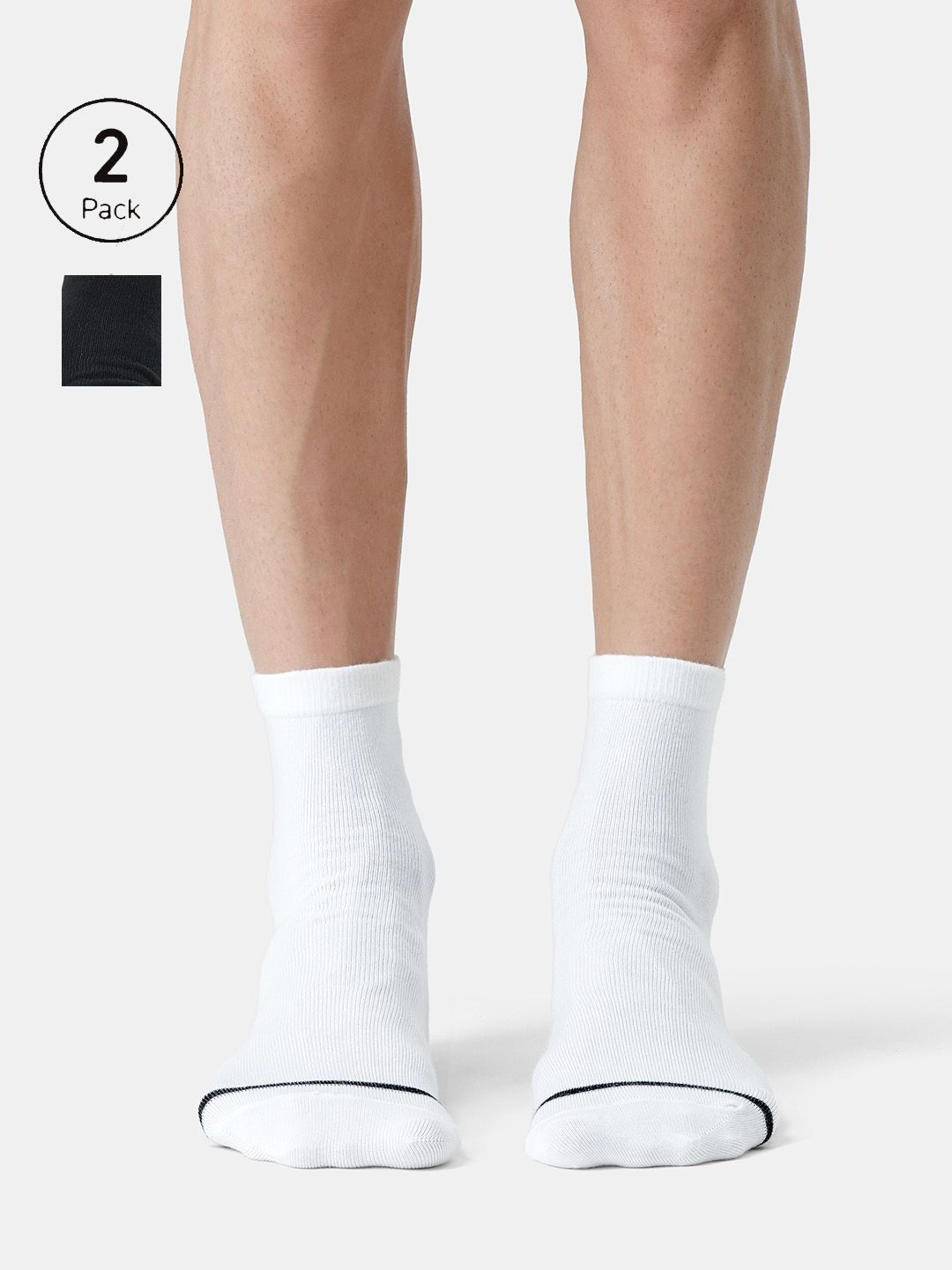 FCUK Men Pack Of 2 Cotton Above Ankle Socks-picture-37