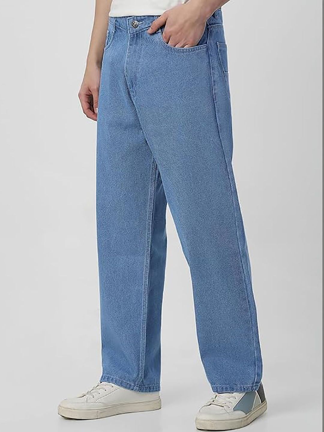 UNITED DENIM Men Loose Mid-Rise Stretchable Jeans-picture-6