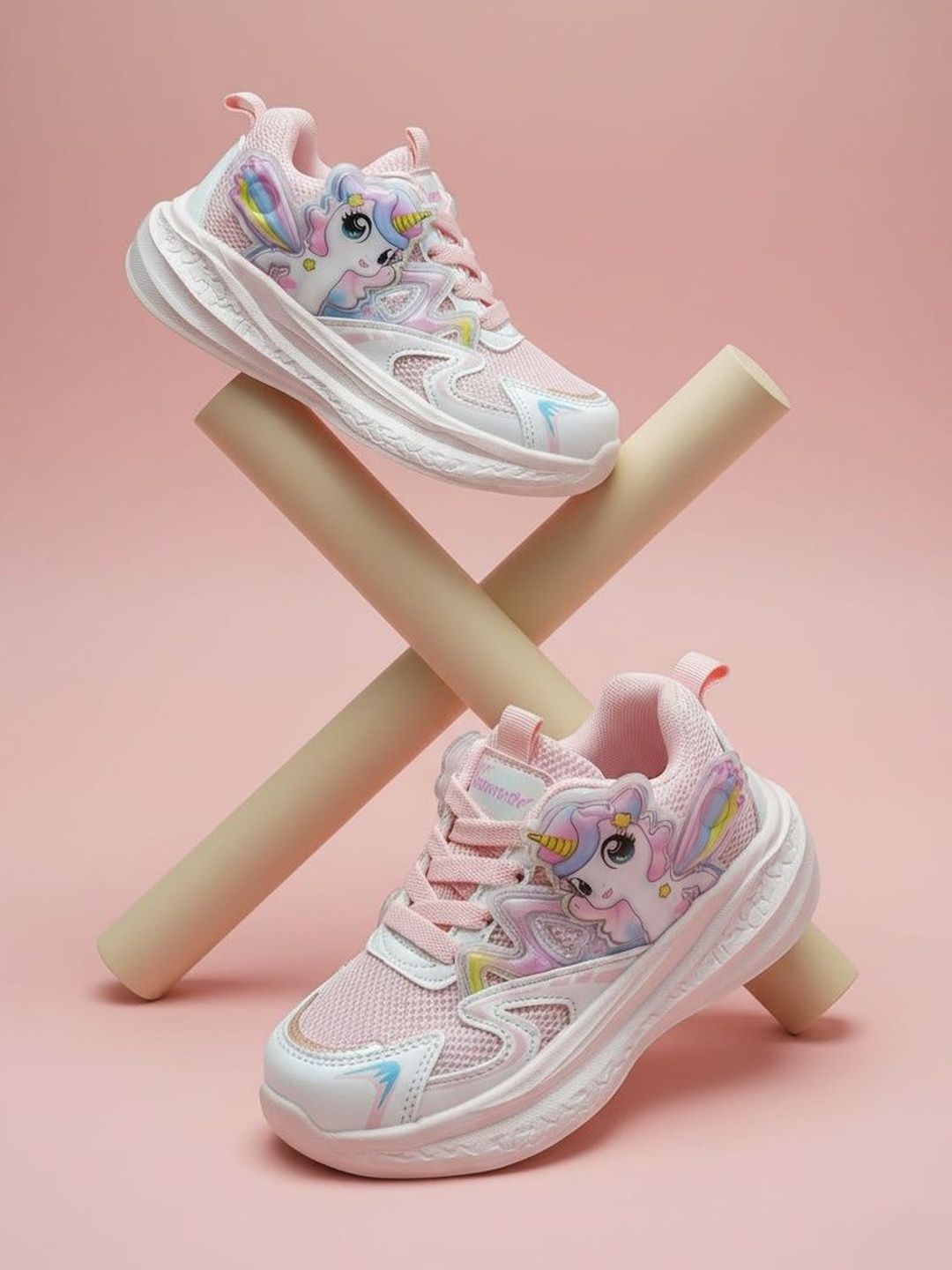 Happy Feet Girls Colourblocked Sneakers-picture-44