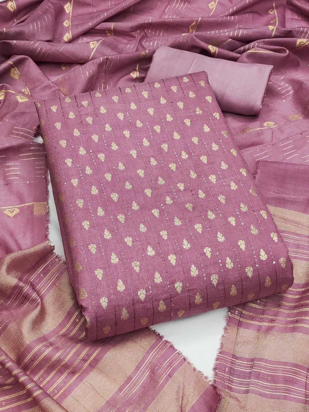 KALINI Printed Unstitched Dress Material