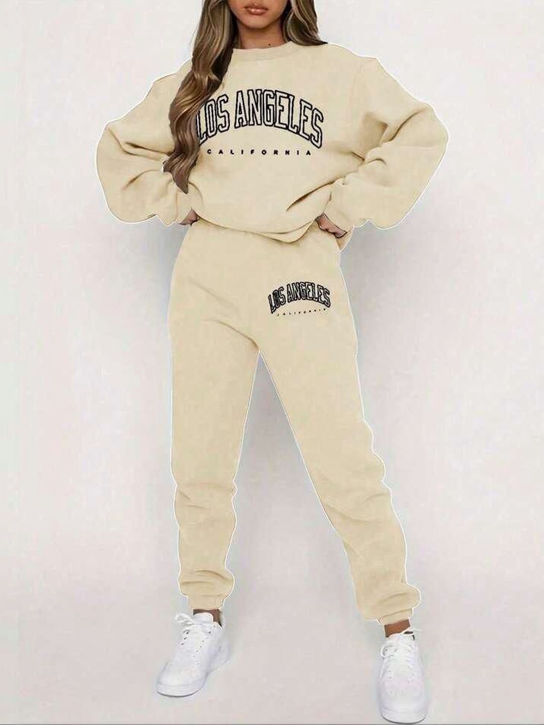 KASHIAN Printed Round Neck Sweatshirt & Joggers Co-Ords Set-picture-19