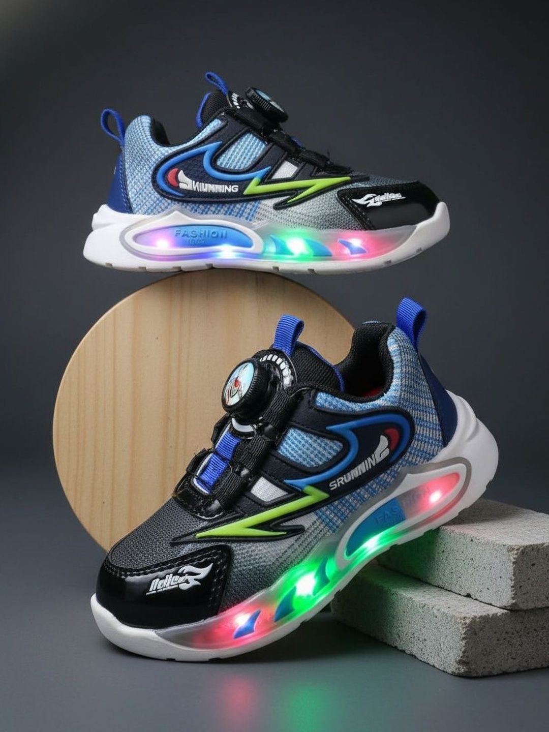 FEETWELL SHOES Unisex Kids Colourblocked Sneakers-picture-37