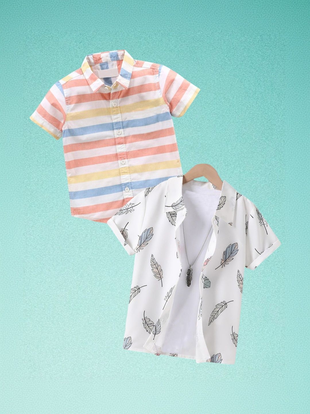 AMBARDI FASHION Boys Classic Floral Printed Casual Shirt-picture-23