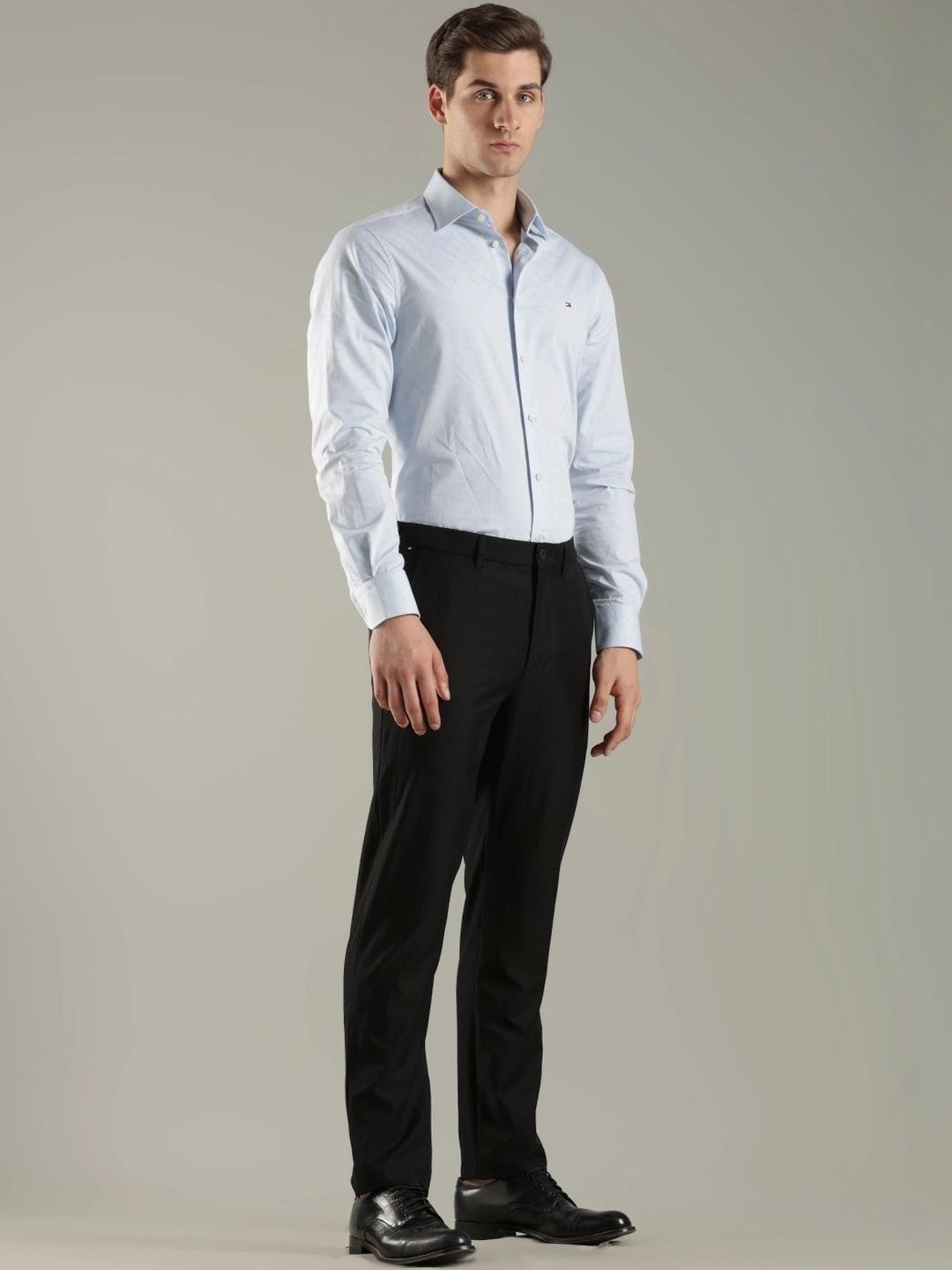 Tommy Hilfiger Men Textured Trousers-picture-27