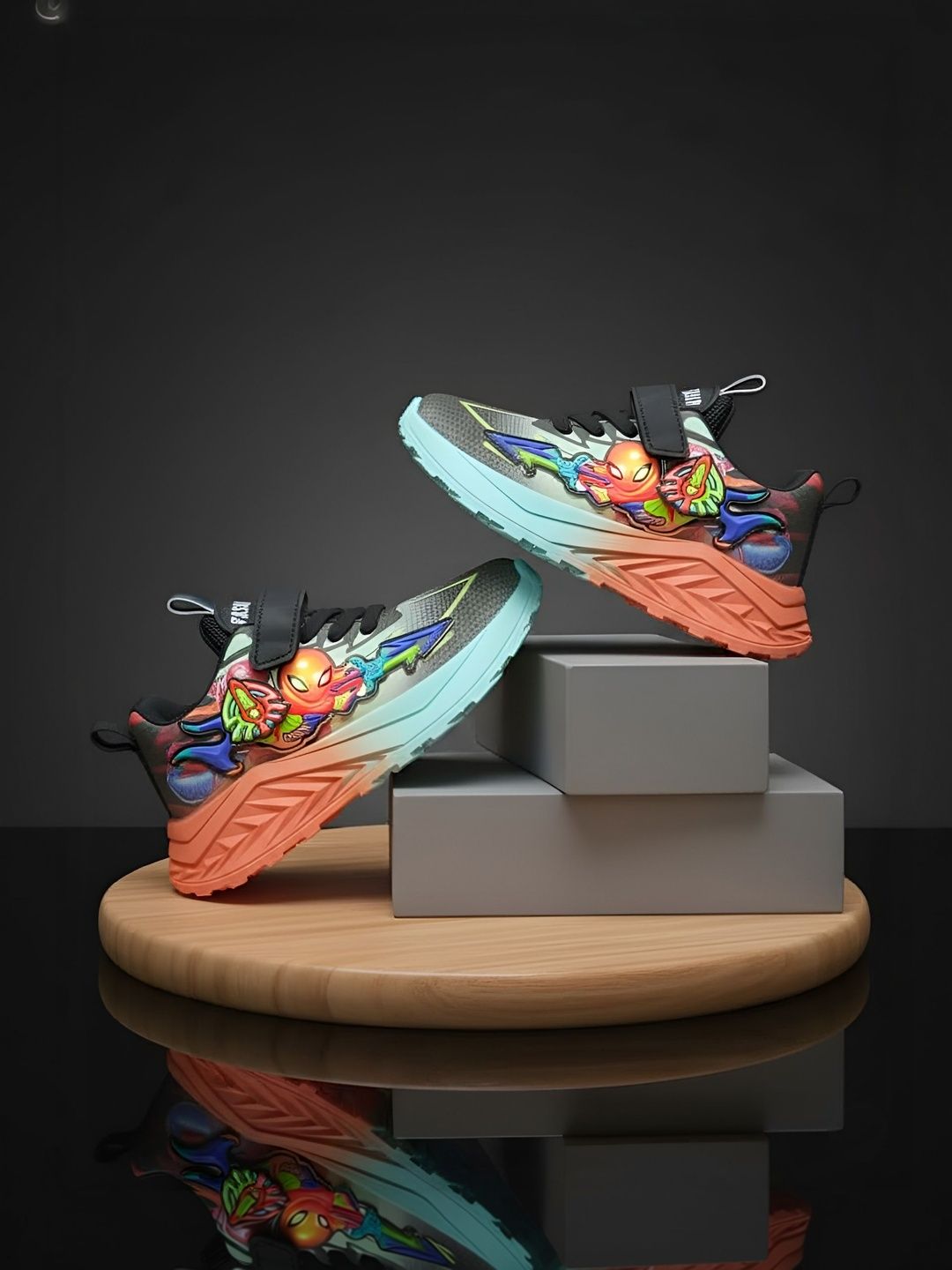 Happy Feet Unisex Kids Printed Sneakers-picture-51