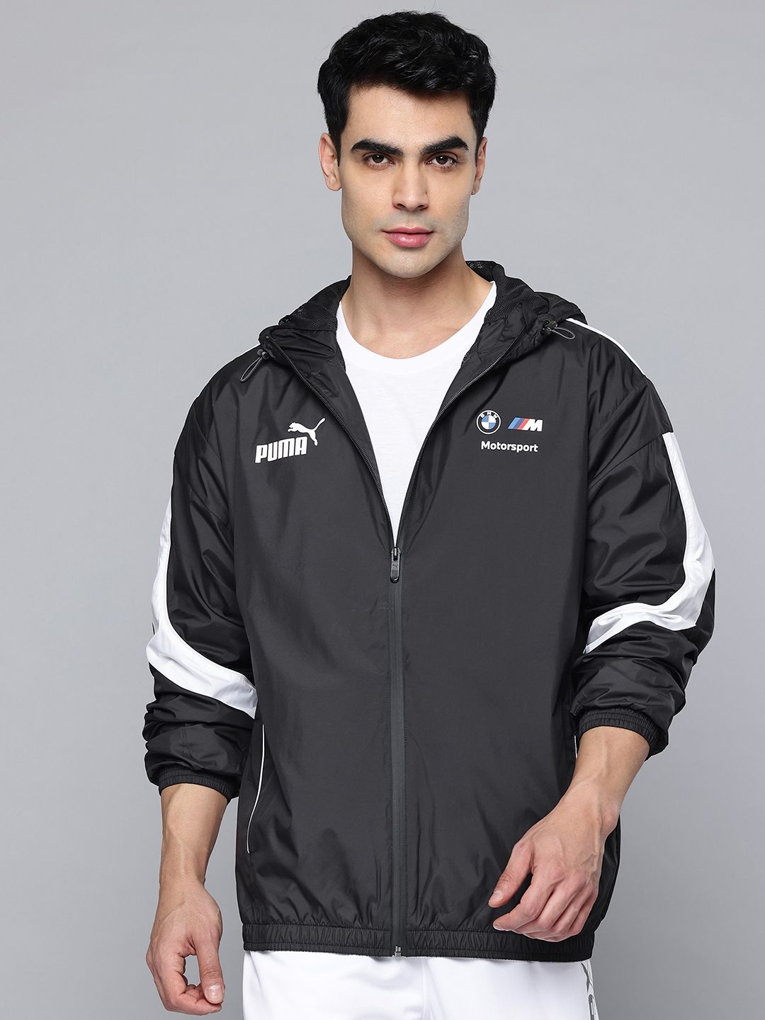 PUMA Motorsport Brand Logo Printed Hooded Sporty Jacket-picture-25