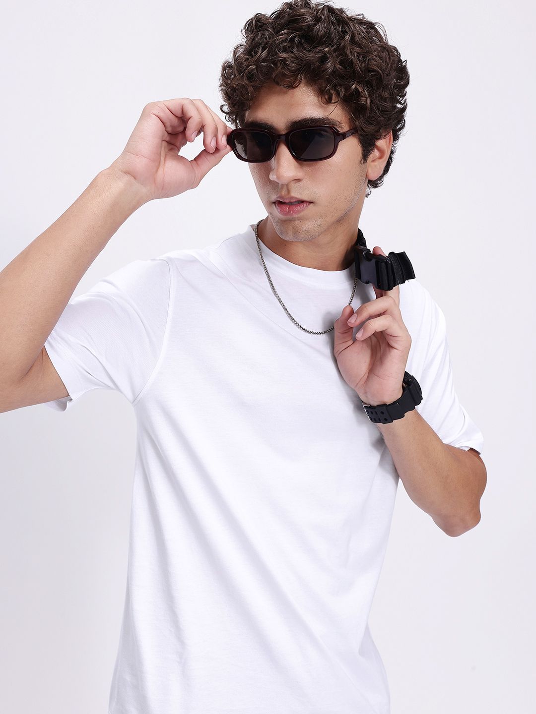 Kook N Keech Men Drop-Shoulder Sleeves Pure Cotton Oversized T-shirt-picture-25
