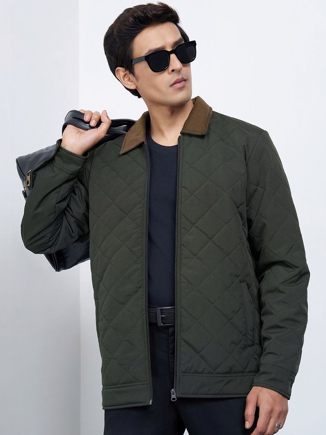 Peregrine by Pantaloons Men Lightweight Quilted Jacket-picture-24