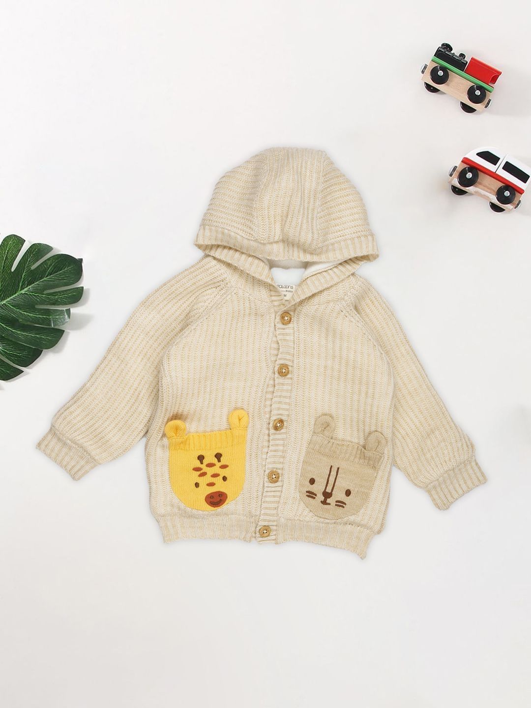 Pantaloons Baby Boys Embroidered Ribbed Cardigan with Embroidered Detail-picture-36