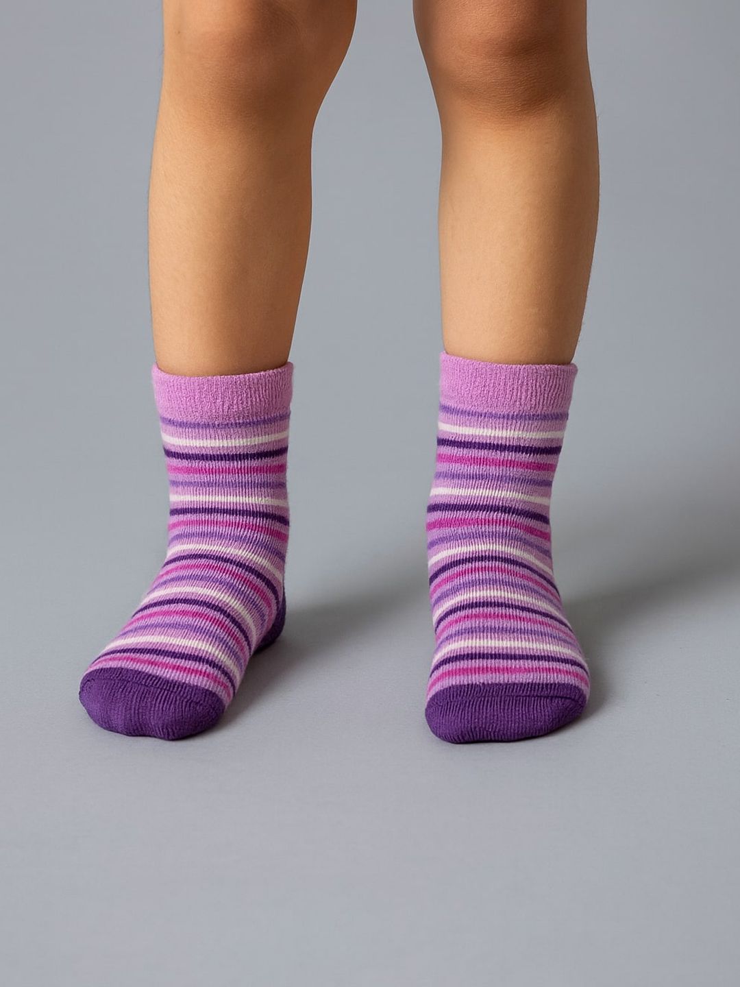 ZEVORA Girls Pack Of 5 Patterned Ankle Length Socks-picture-30