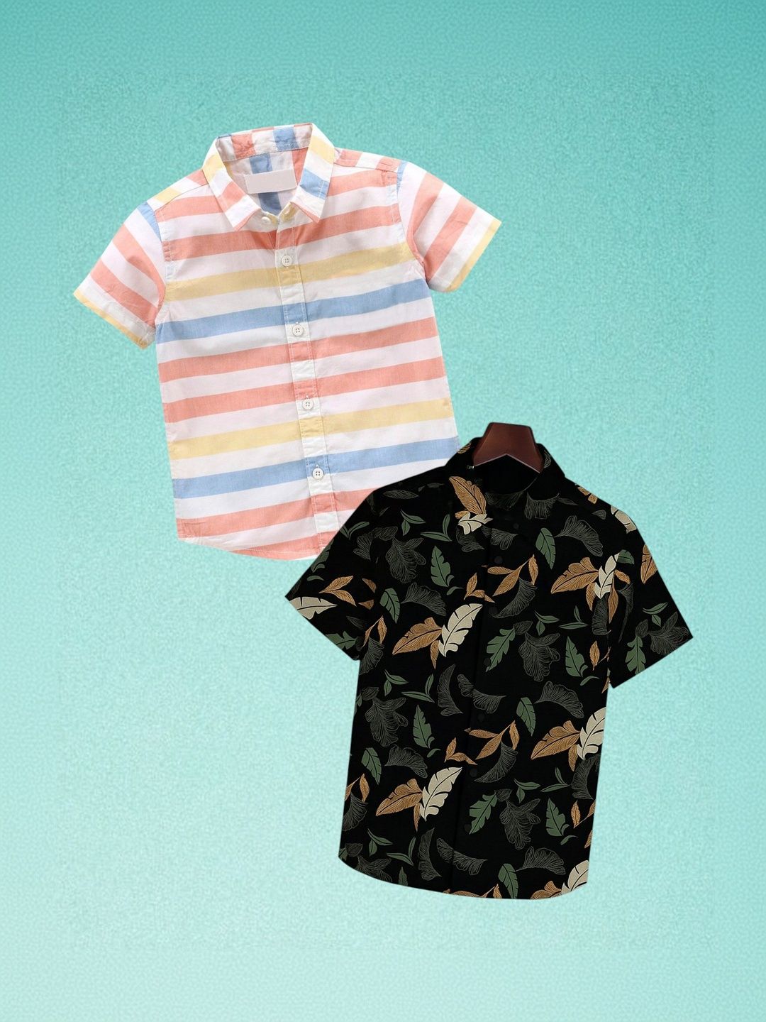 AMBARDI FASHION Boys Classic Floral Printed Casual Shirt-picture-22