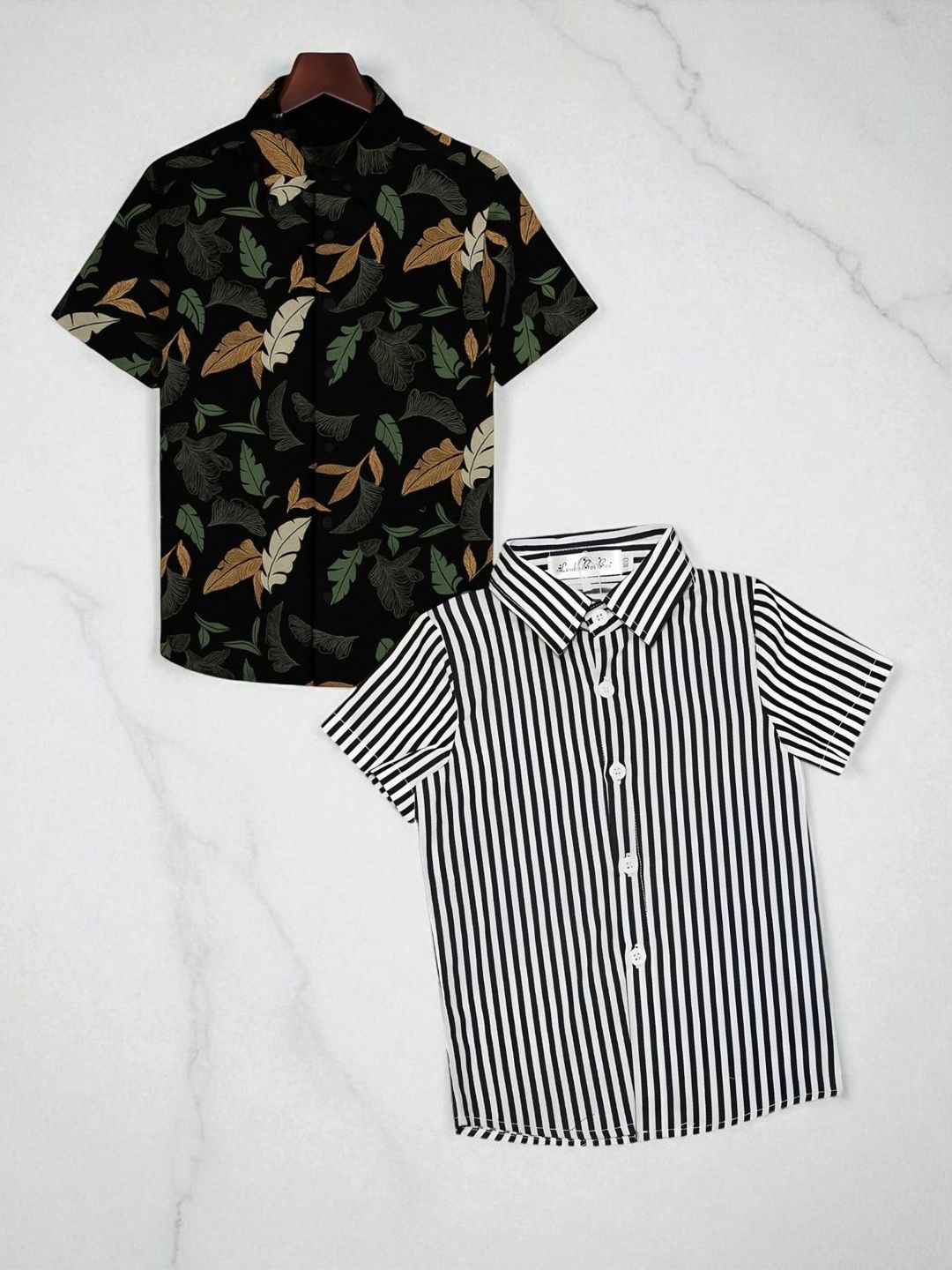 RAVYA TRENDZ Boys Classic Multi Stripes Printed Casual Shirt-picture-41