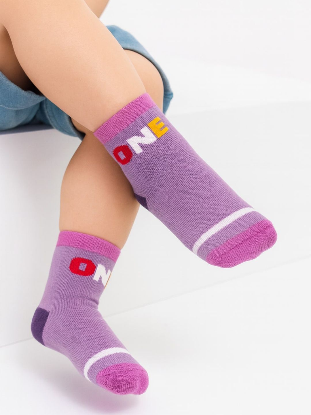 ZEVORA Kids Pack of 5 Patterned Ankle Length Socks-picture-26