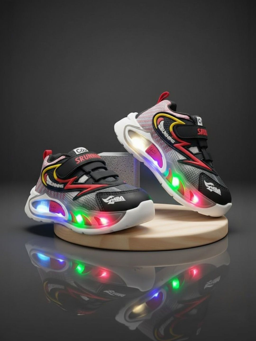 FEETWELL SHOES Unisex Kids Colourblocked Sneakers-picture-46