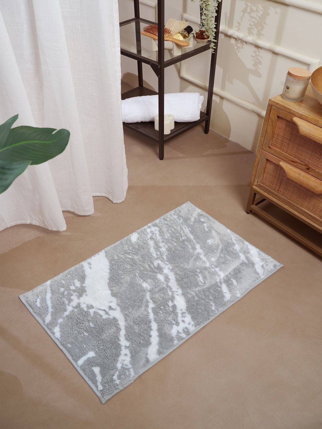 RALIA HOMES Printed Grey Anti-Skid Floor Mats & Dhurries-image-15